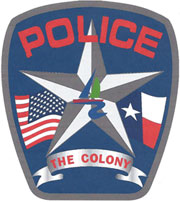 The colony police badge